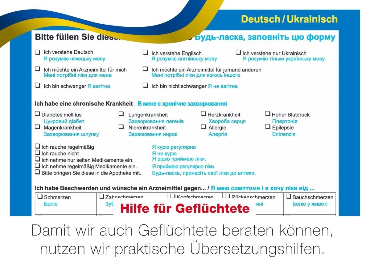 Apothekenkampagne zur Ukraine Apothekenkampagne zur Ukraine